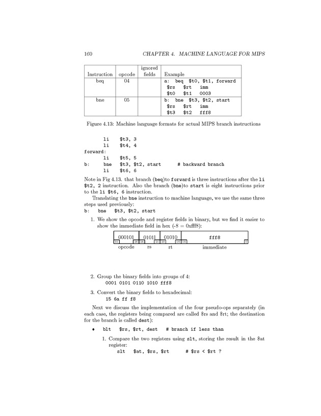 Computer Organization with MIPS - Page 160
